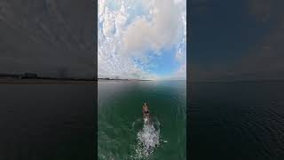 Очередной заплыв в Каспийском море