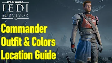 Star Wars Jedi Survivor commander outfit and colors location guide, jacket, pants, and shirt