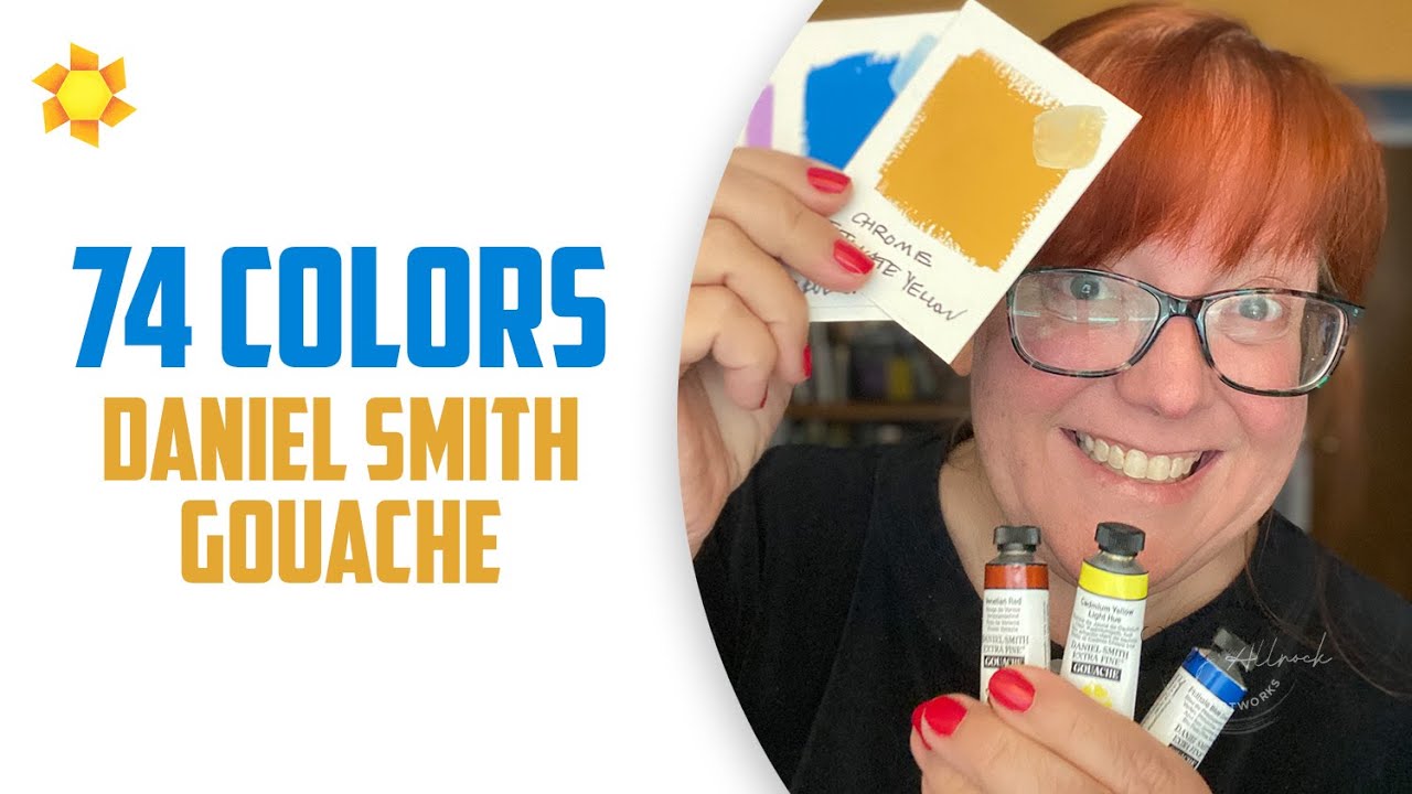 The 74 Daniel Smith Gouache Colors!