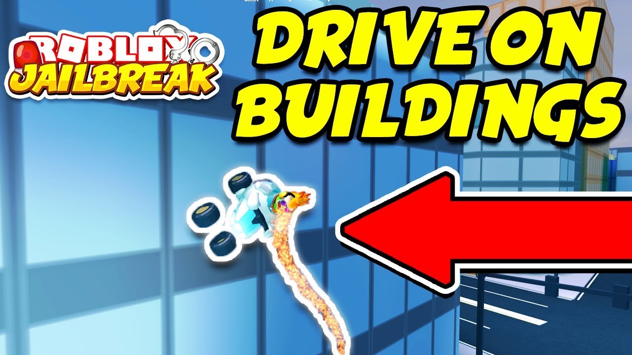 Roblox Jailbreak Crazy Atv Glitch Drive Up Buildings New Winter Update Youtube - drive your car through walls in roblox jailbreak