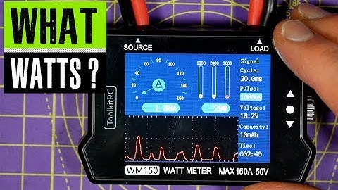 ToolkitRC WM150 Watt Meter // 150A 50V // voltage, current and power tester