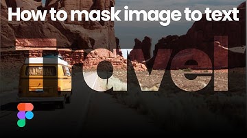How to mask image to text in 1 minute - Figma Tutorial