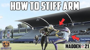 MADDEN 21 RUNNING TIPS - HOW TO STIFF ARM - BREAK TACKLES IN MADDEN 21 - UNSTOPPABLE RUN GAME🔥🔥💪