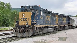 CSX Tullahoma Turn Switching Lhoist North America at Anderson, Tennessee | May 12, 2023