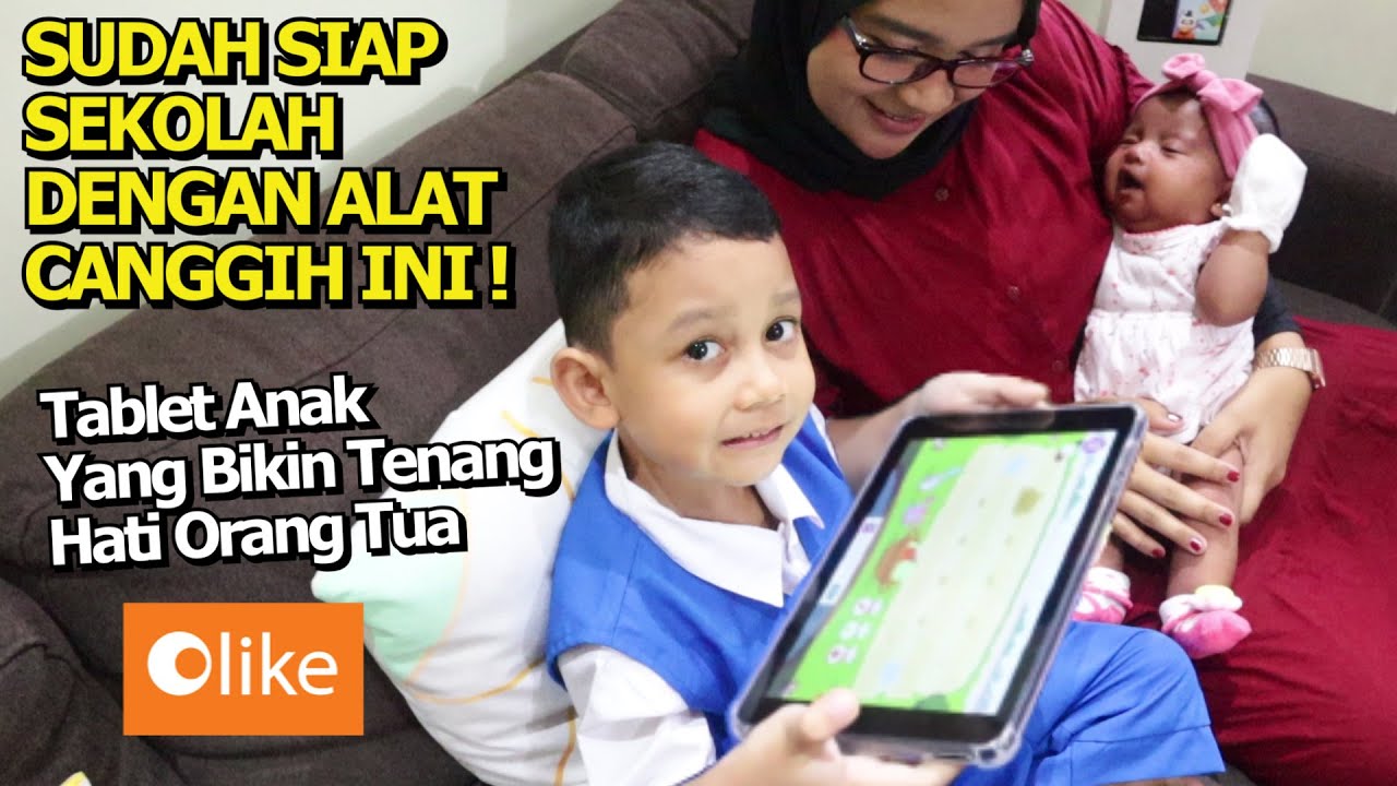 Azufi Udah Ga Sabar Ingin Sekolah ! Ibu Kasih Alat Belajar Canggih dari Olike