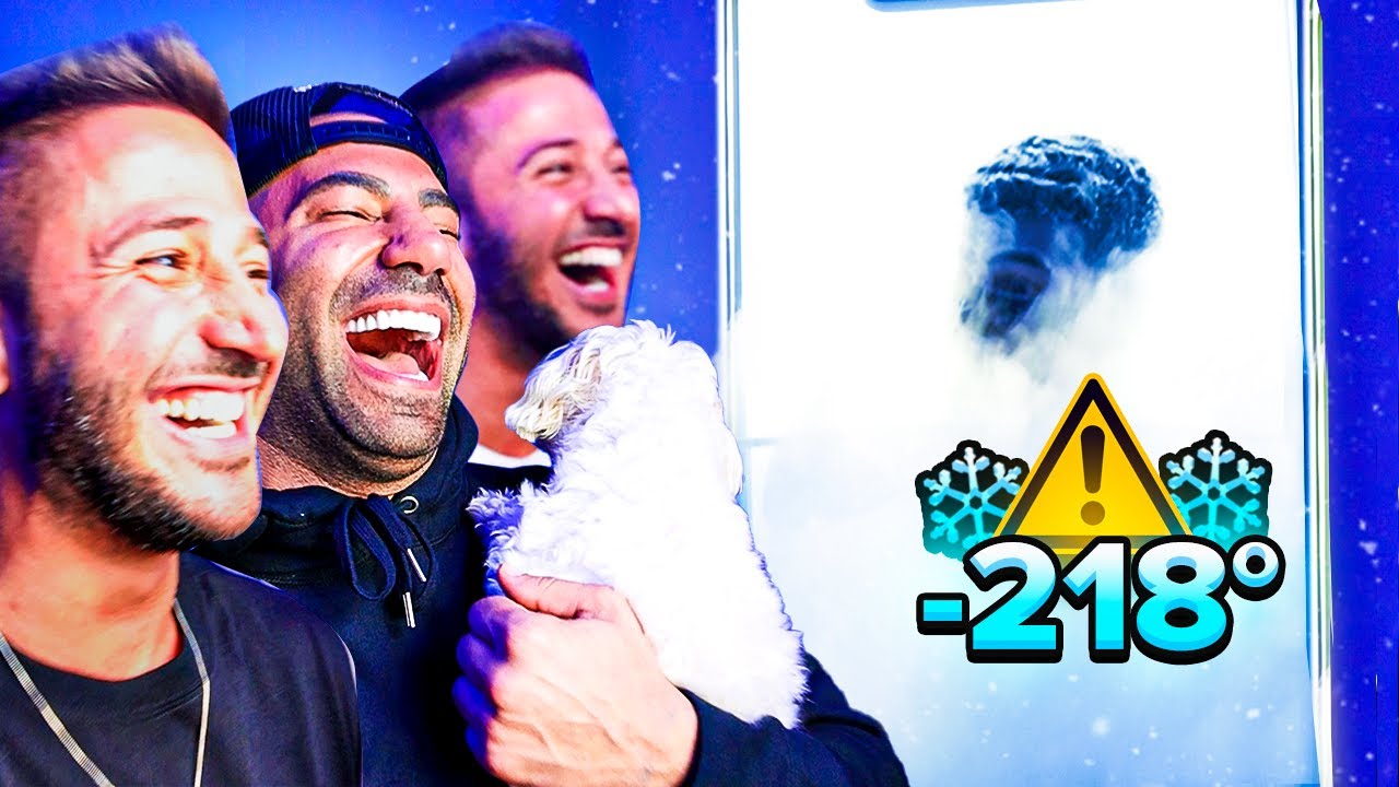 FREEZING CHRYO THERAPY PRANK ON ADAM SALEH! مقلب على آدم