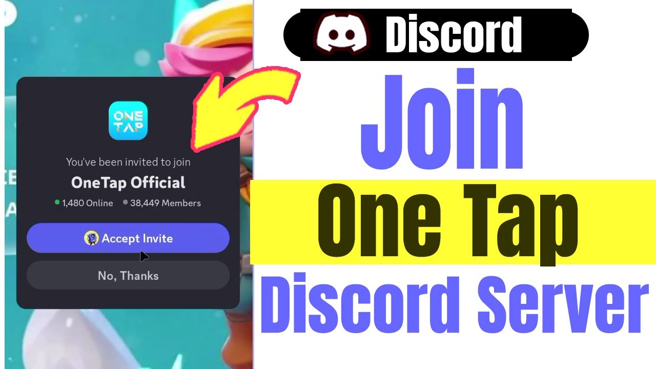 How to Join One Tap Discord Server on Mobile - YouTube