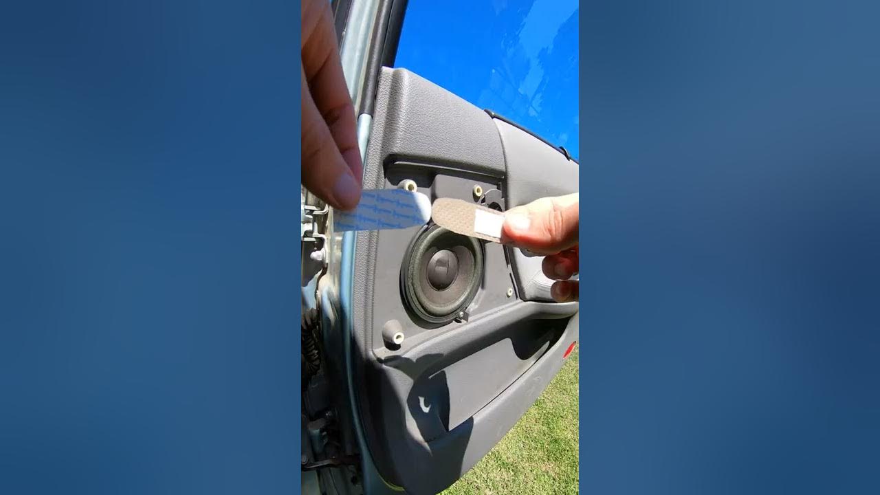 How not to fix a car speaker