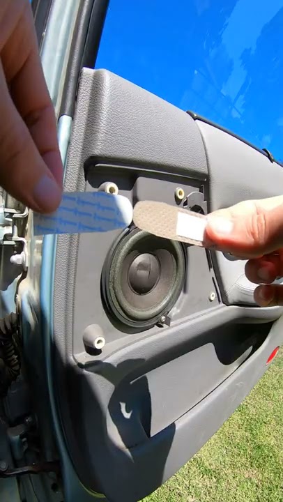 How not to fix a car speaker