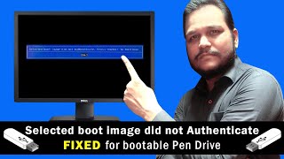 [Solved] Selected boot image did not authenticate press enter to continue ... | Windows boot issue