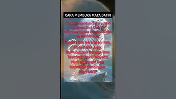 Cara membuka Mata Batin #inspirasi #quotes #matabatin #trending #shorts