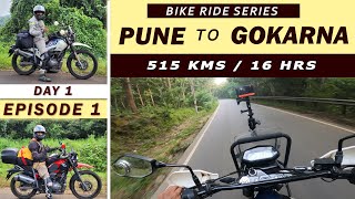 EP1| Pune to Gokarna Bike Ride| Don't Trust Google Maps Timings,Reality is Different| Motovlog 2023