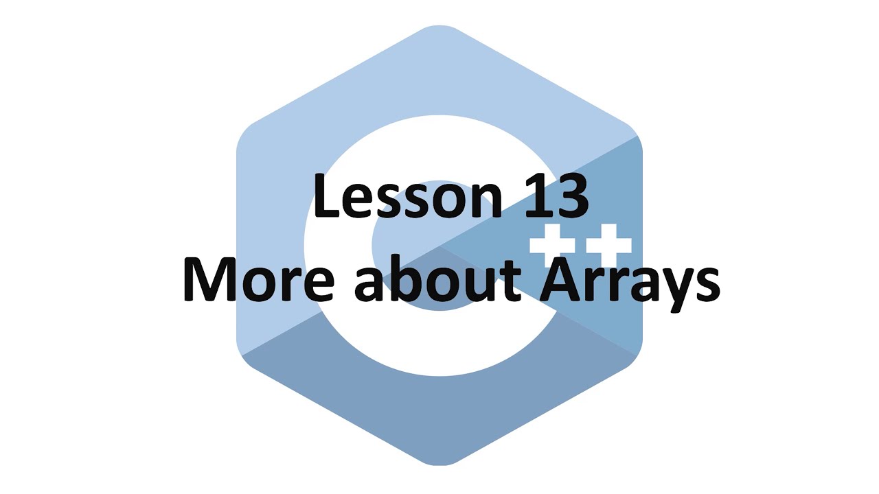 C++ Lesson 13 - More about Arrays (COMP2011) - YouTube