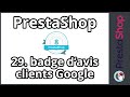 Tuto prestashop 8  afficher les avis client google p 29