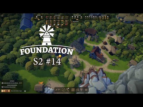 Foundation S2 #14: volle Lager im Dorf