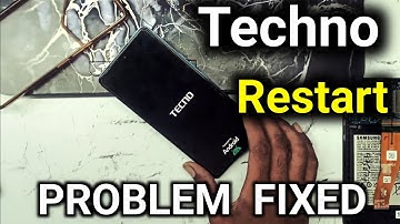 Techno Camon 20 pro 5G Auto Restart Problem Fix | All Techno Mobile Restart Problem Solved