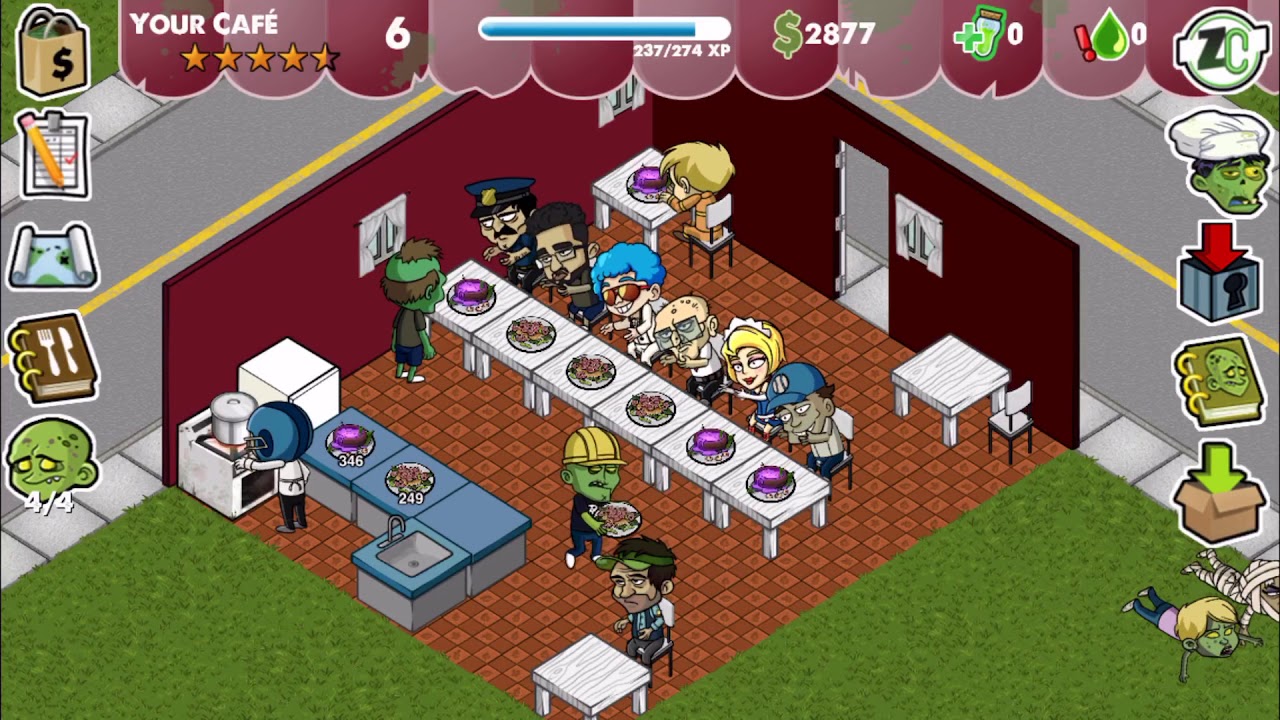 Zombie cafe part 4 YouTube