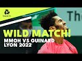Interrupted Play, Underarm Serves & Drama To The End 😳 Crazy Mmoh vs Guinard Match! | Lyon 2022