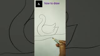 #duck|| easy duck drawing|| pencill drawing