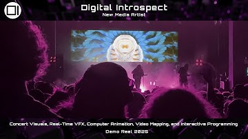 Digital Introspect - Concert Visuals - Demo Reel 2025