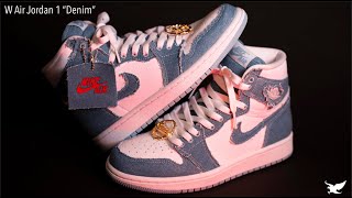 FIRST LOOK: W Air Jordan 1 Retro “Denim”🔥 | SHIEKH