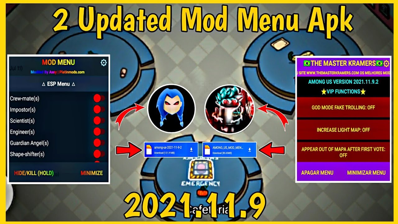 2 Updated Mod Menu Apk  Ver. 2021.11.9 Mod Menu  Esp Menu See Player