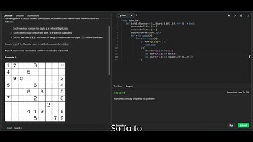 Valid Sudoku - Amazon Interview Question - Leetcode 36 - Python
