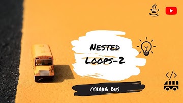Nested Loops -2 in Java || Coding For Beginners || Coding Bus ||  #Java #CodeSnippet8