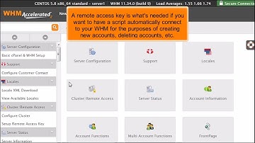 WebHost Manager: How to Set Up Your Remote Access Key in WHM