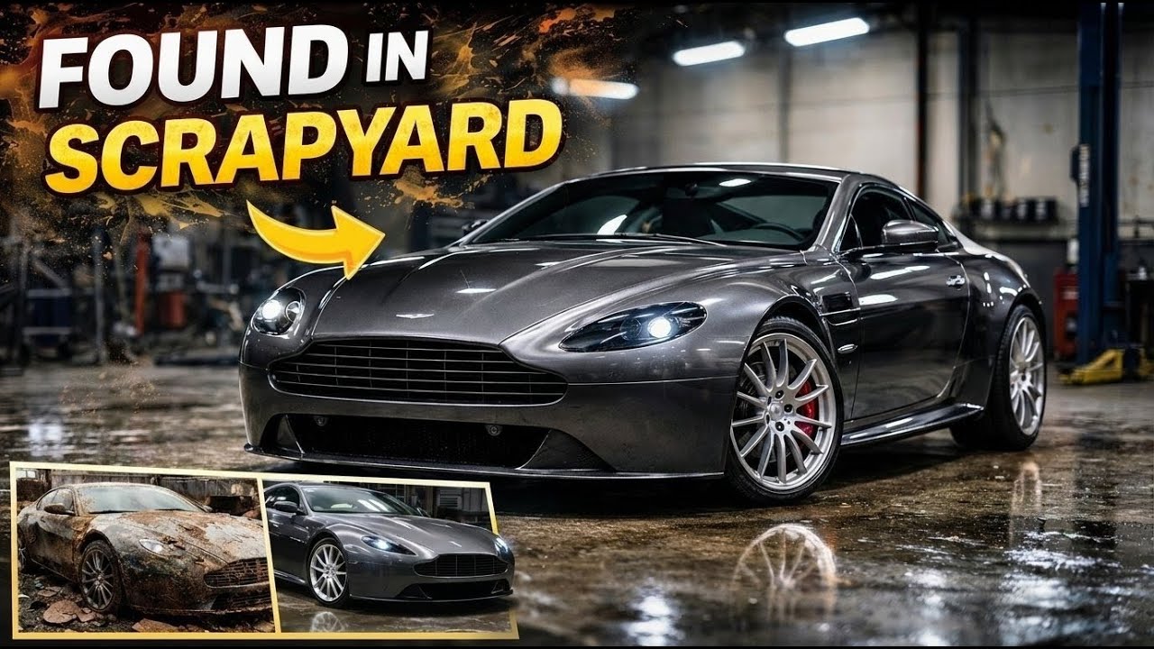 ASMR Car Restoration Full Rebuild of Aston Martin V12 Vantage 2010 from Total Disrepair to Like New