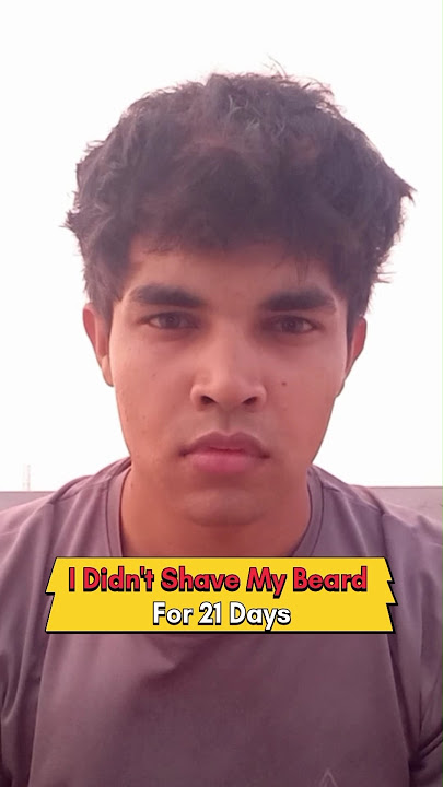 I tried Growing Beard for 21 days...