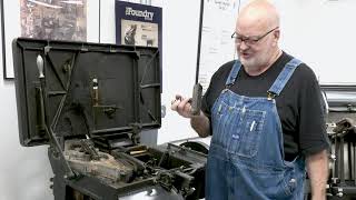 Ludlow: Cleaning the Plunger | Linotype Legacy Series 16