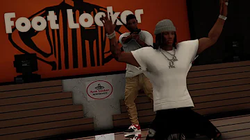 GTA 5 NLE CHOPPA ROBS KING VON IN FOOTLOCKER