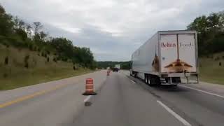 Lexington to Cincinnati Hyperlapse Drive 2025 