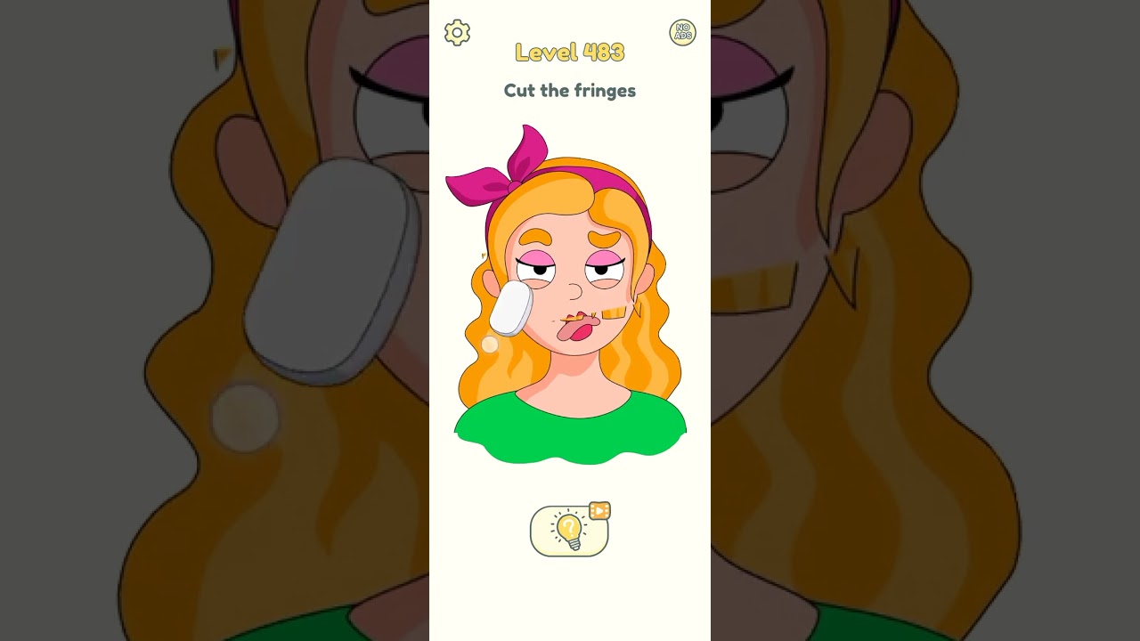 DOP 2 Gameplay level 483 shorts Delete One Part solution 🔥 subscribe