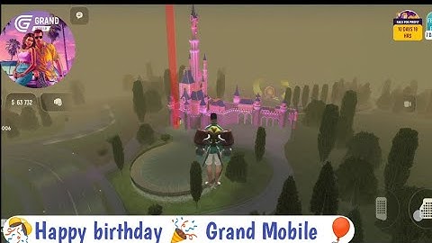 Happy birthday 🎈 location update 🎊|| Grand Mobile || full tutorial video || Anniversary celebration