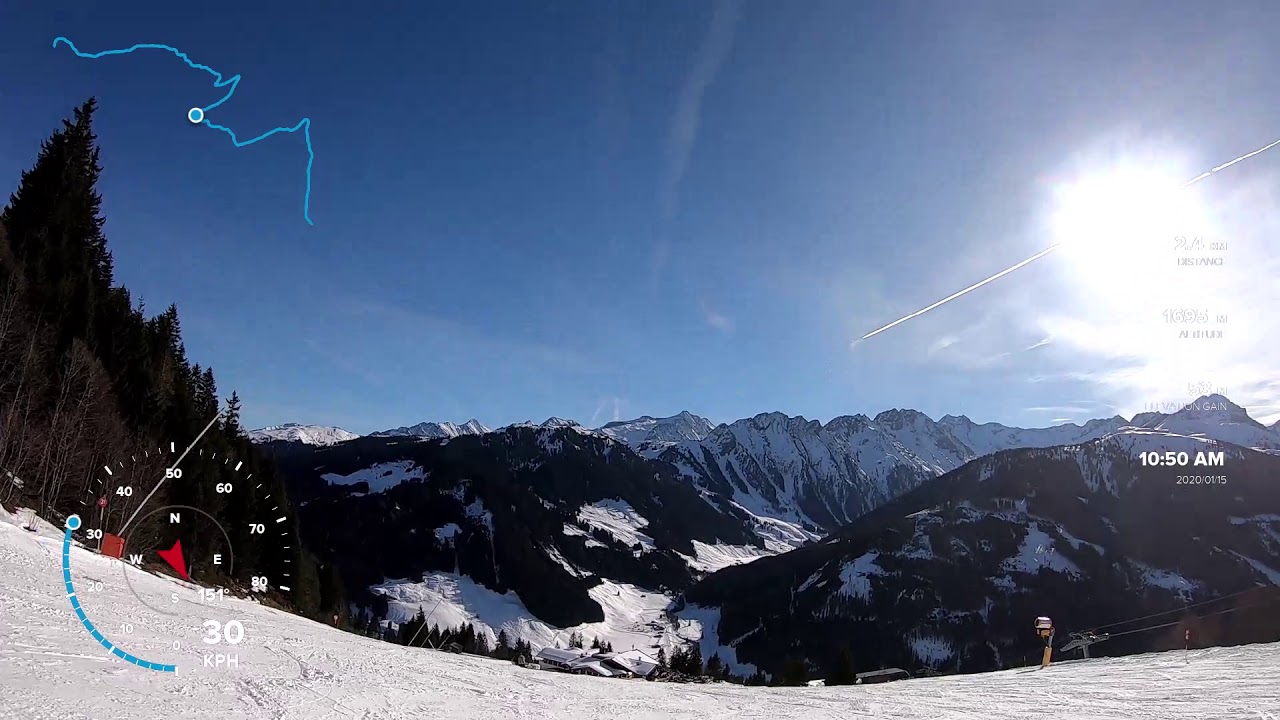 piste 32  piste 31 to Gerlos, Zillertal Arena Center