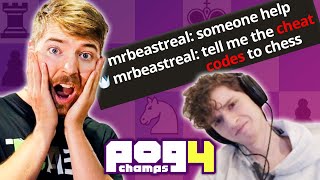 Mr. Beast Uses Chess' CHEAT CODES Against 5up?!