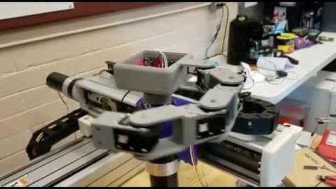 Planar Free-Floating Simulator with Planar 4-Link Space Manipulator.