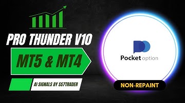 Pro Thunder V10 | Non-Repaint Binary Indicator for MT5 & MT4 | AI Signals by SS7Trader