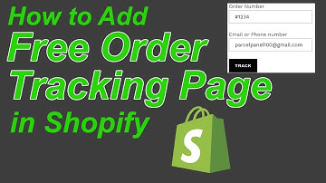 How to Add FREE Track Your Order Page on Shopify 2022 | Shopify Track your order