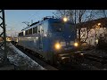 140 037 PRESS in Stuttgart Untertürkheim mit Schwellenzug nach Karsruhe via Murrbahn + Bonus 192 047