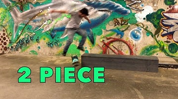 Two Piece - Fs Nose Slide Nollie Big Spin Heelflip Out & Switch Frontside Shove Late Flip