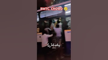 #bangalore #bmtc #crowd #traffic #travel #travelvlog #road #love #fun #city #corporate #shorts #food