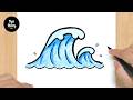 #950 How to Draw a Wave - Easy Drawing Tutorial