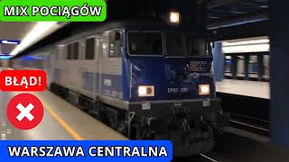 Warszawa Centralna Pociągi: Błędna tablica relacyjna!