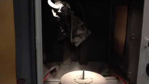 Guyson RB RSSA8 robotic blasting system for aerospace castings