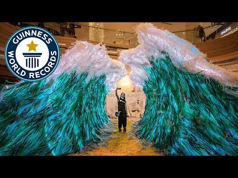 Strawpocalypse: Largest straw sculpture - Guinness World Records