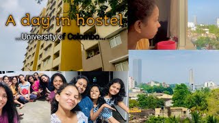 A day in hostal🩷#VLOG 02 | කොළඹ කැම්පස් ජීවිතේ | වැඩ ගොඩායී | University of Colombo | #univlogs