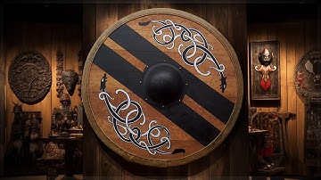 Making a VIKING SHIELD - DIY - No Talking